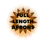 Handmade full length aprons